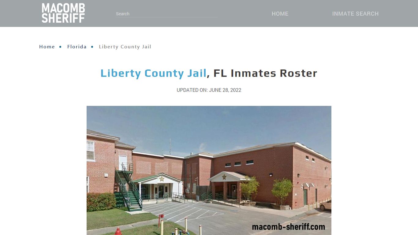 Liberty County Jail, FL Jail Roster, Name Search