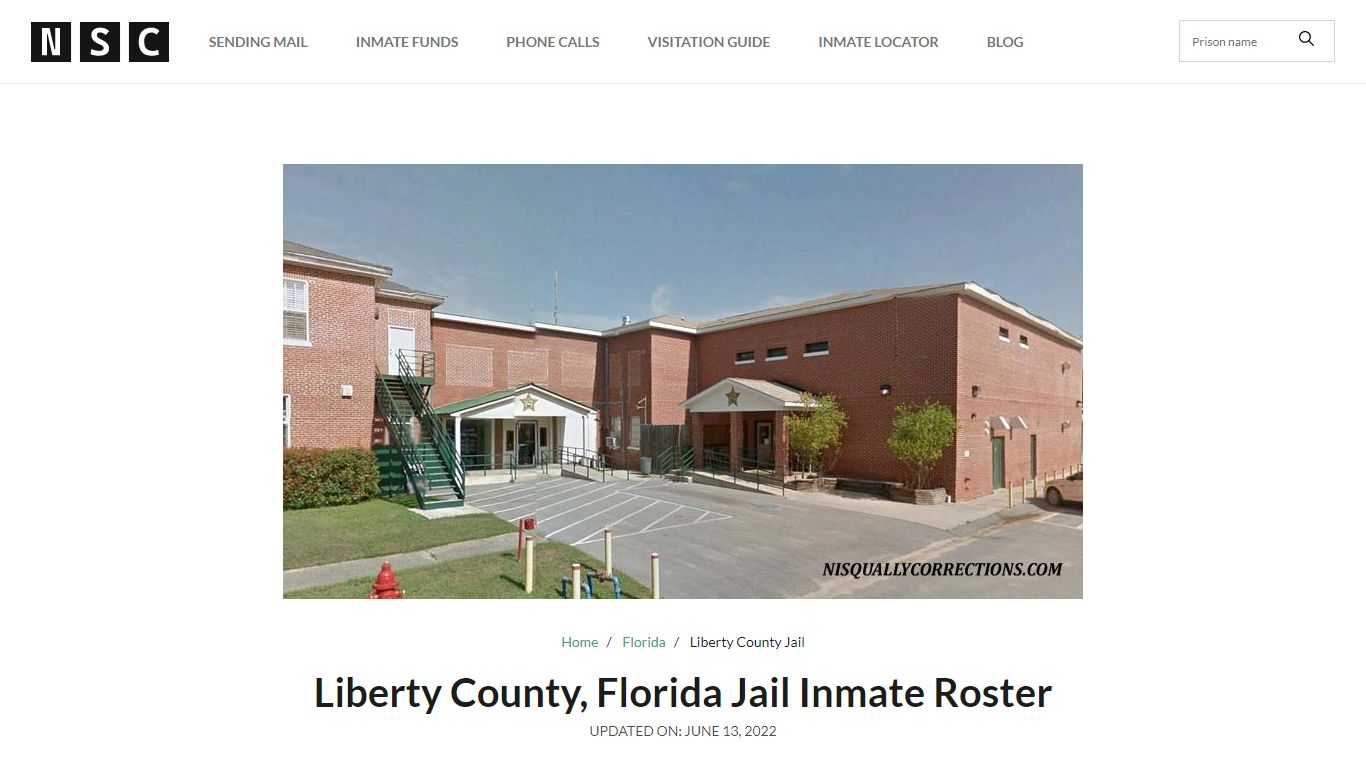 Liberty County, Florida Jail Inmate List