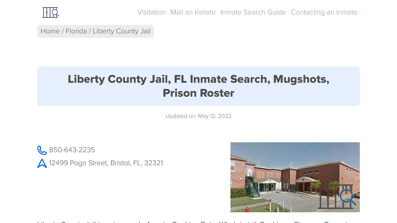 Liberty County Jail, FL Inmate Search, Mugshots, Prison Roster